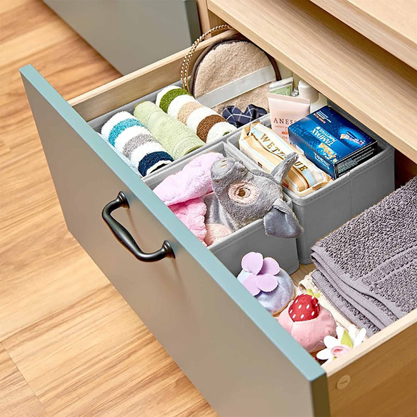 Storage Box/ Organizer Cube for Closet/ Dresser/ Drawer - Set of 3