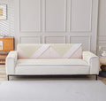 Velvet Sofa Covers Corduroy French Style 1/2/3/4 Seater (Cream)