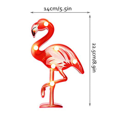 3D Flamingo Led Night Light (Multicolour , Pack of 1)