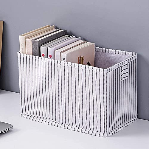 Foldable Large Fabric Office Cabinet Storage Rectangular Box with Transparent Window