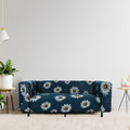 Printed Sofa Cover - Green Sunflower