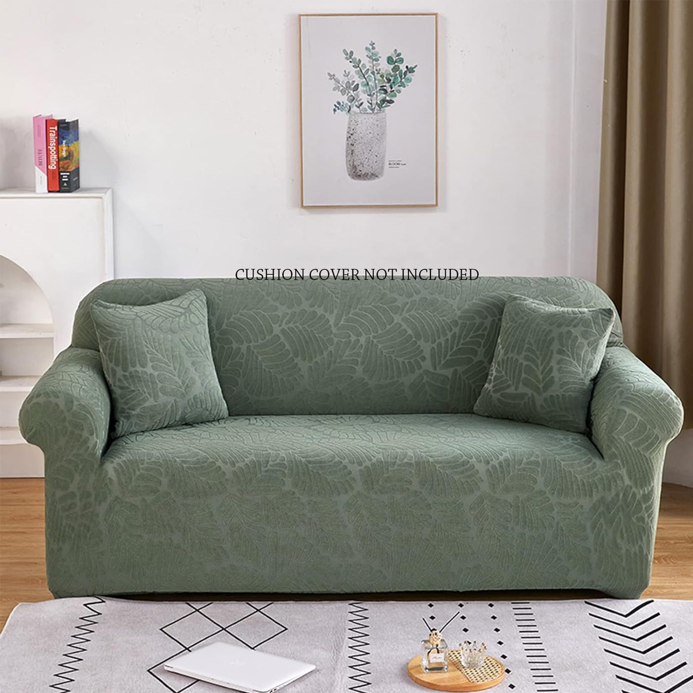 Jacquard Leaf Sofa Cover