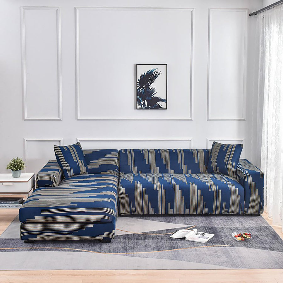 Universal Sofa Couch Cover 140 GSM Sofa Slipcover (Blue Dazzle)