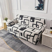 Universal Sofa Couch Cover 140 GSM Sofa Slipcover (Black/White Musk)