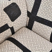 Universal Sofa Couch Cover 140 GSM Sofa Slipcover (Black/White Musk)