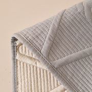 Sofa Covers Mat Cotton Quilted Fabric 1/2/3/4/5 Seater (Grey)