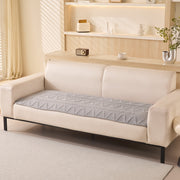 Sofa Covers Mat Cotton Quilted Fabric 1/2/3/4/5 Seater (Grey)