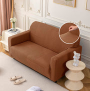 Universal Jacquard Thickened Fabric Sofa Cover (Camel)