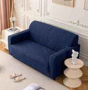 Universal Jacquard Thickened Fabric Sofa Cover (Navy)
