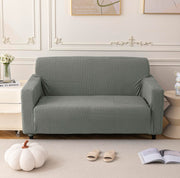 Universal Jacquard Thickened Fabric Sofa Cover (Dark Grey)