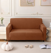 Universal Jacquard Thickened Fabric Sofa Cover (Camel)
