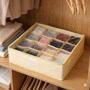 Foldable Drawer Organizer Closet Dresser Drawer Organizer (16 Slot)