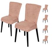 Stretchy Universal Jacquard Sapphire Chair Cover (Coffee)