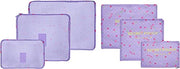 Travel Storage Printed Clothes Packing Cubes bags Set of 6 pcs