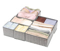 Foldable Cloth Storage Box Closet Dresser Drawer Organizer Set of 6