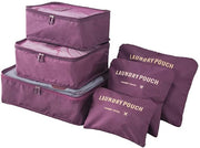 Travel Storage Bag Luggage Case Organizer Bag Set of 6 pcs