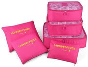 Travel Storage Bag Luggage Case Organizer Bag Set of 6 pcs