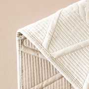 Sofa Covers Mat Cotton Quilted Fabric 1/2/3/4/5 Seater (Beige)
