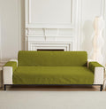 Quilted Polyester Sofa Cover Mat Furniture Protector (Green)
