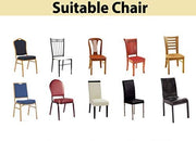 Elastic Chair Cover Stretch Removable Slipcover (Black Brown Motif)