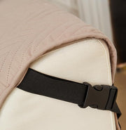Quilted Polyester Sofa Cover Mat Furniture Protector (Coffee)