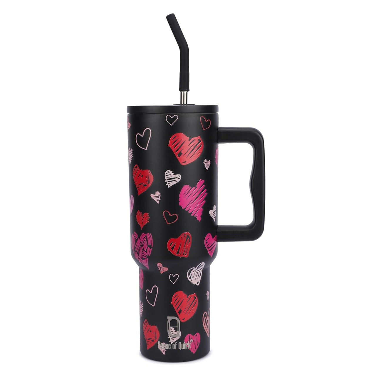 Stainless Steel Vacuum Tumbler with Straw and Lid & Handle - (1200 ML)