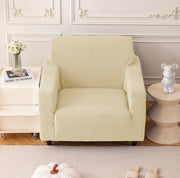 Universal Jacquard Thickened Fabric Sofa Cover (Beige)