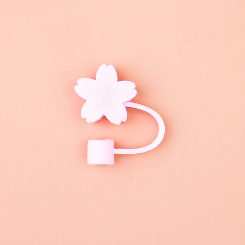 3PCS Silicone Flower Straw Covers Toppers for 8mm Straw (Tumbler Not Included)