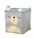 Collapsible Square Storage Baskets, Storage Organiser for Ladunry Basket (Grey)
