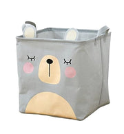 Collapsible Square Storage Baskets, Storage Organiser for Ladunry Basket (Grey)