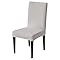 Stylish Jacquard Dining Chair Cover – 220 GSM (Grey)