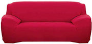 Polyester Solid Universal Sofa Cover (Red)