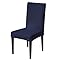 Stylish Jacquard Dining Chair Cover – 220 GSM (Navy Blue)
