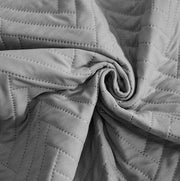 Quilted Polyester Sofa Cover Mat Furniture Protector (Charcoal)