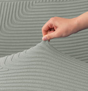 Universal Jacquard Thickened Fabric Sofa Cover (Light Grey)