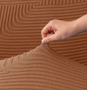 Universal Jacquard Thickened Fabric Sofa Cover (Camel)