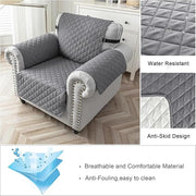 Reversible Sofa/Couch Covers 280 GSM (GREY/LIGHT GREY)