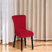 Stretchy Universal Jacquard Sapphire Chair Cover (WINE)