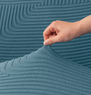 Universal Jacquard Thickened Fabric Sofa Cover (Blue)