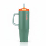 1200ML Stainless Steel Tumbler with Handle & Pop-Up Lid
