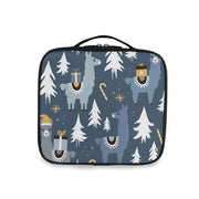 Makeup Cosmetic Storage Case with Adjustable Compartment (Lama Midnight)