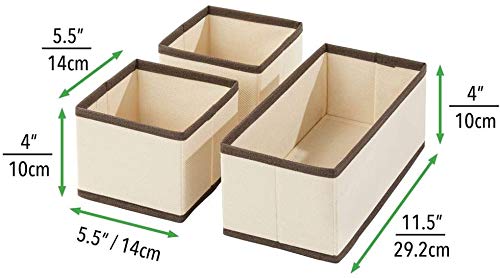 Storage Box/ Organizer Cube for Closet/ Dresser/ Drawer - Set of 3