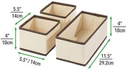 Storage Box/ Organizer Cube for Closet/ Dresser/ Drawer - Set of 3