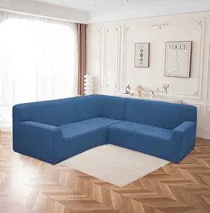 Universal Jacquard Thickened Fabric Sofa Cover (Blue)