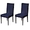 Stylish Jacquard Dining Chair Cover – 220 GSM (Navy Blue)