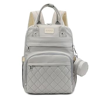Maternity Backpack Unisex Diaper Bag with Pacifier Case (Duhoi)