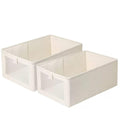 Durable and Versatile Closet Organizers and Storage Baskets (Beige)