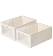 Durable and Versatile Closet Organizers and Storage Baskets (Beige)