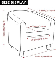Club Chair Slipcover Tub Chair Cover Stretch Armchair Covers Sofa Cover