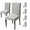 Stretchable Jacquard Chair Cover – 220 GSM- Grey